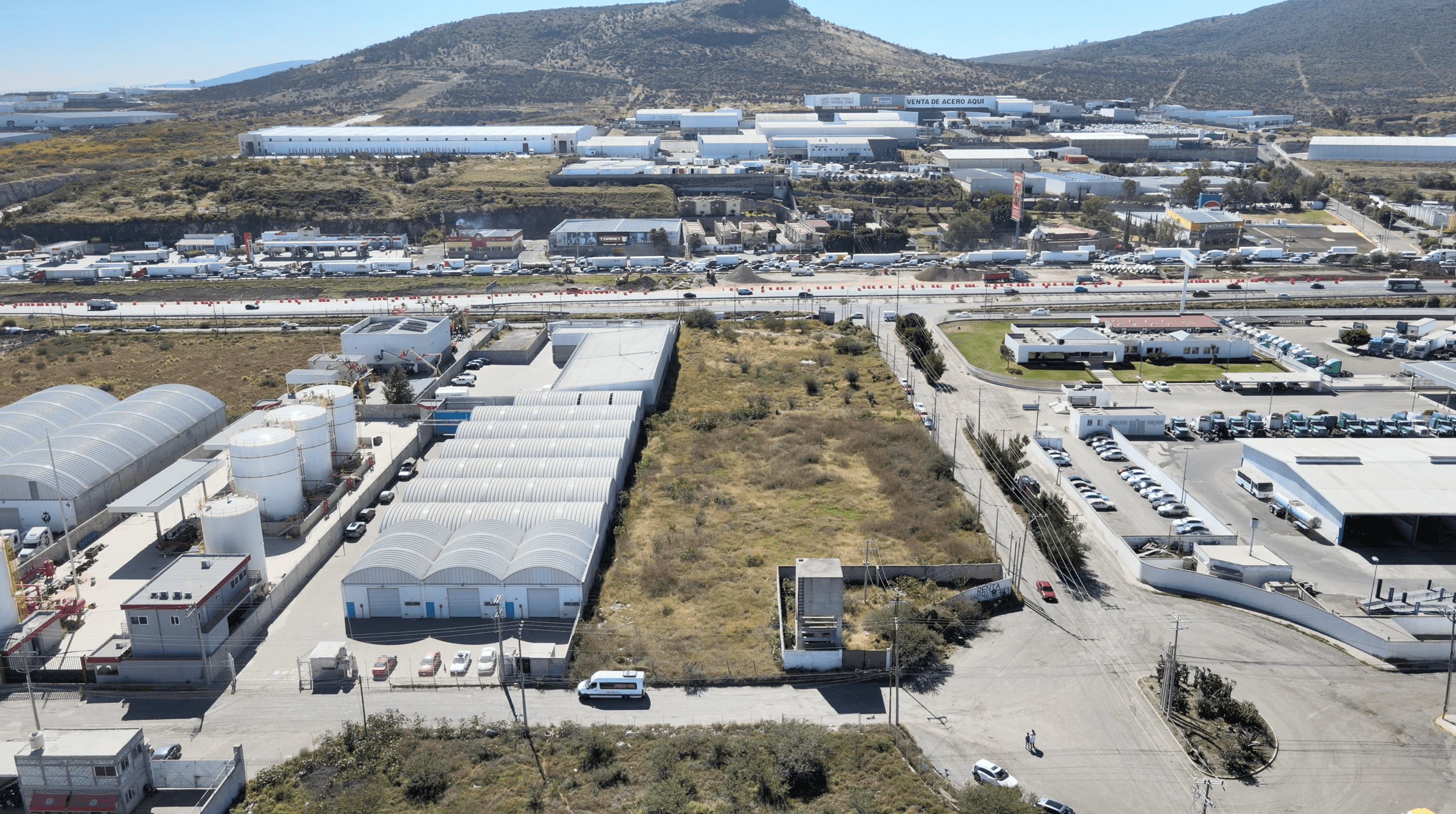Terreno Industrial sobre Carretera Mex-Qro