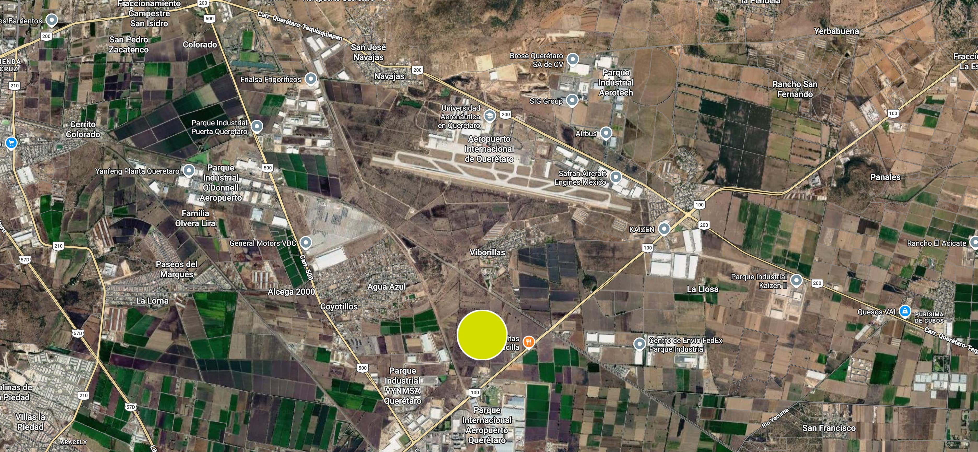 Fracciones de tierra Industrial / Logística cerca del Aeropuerto